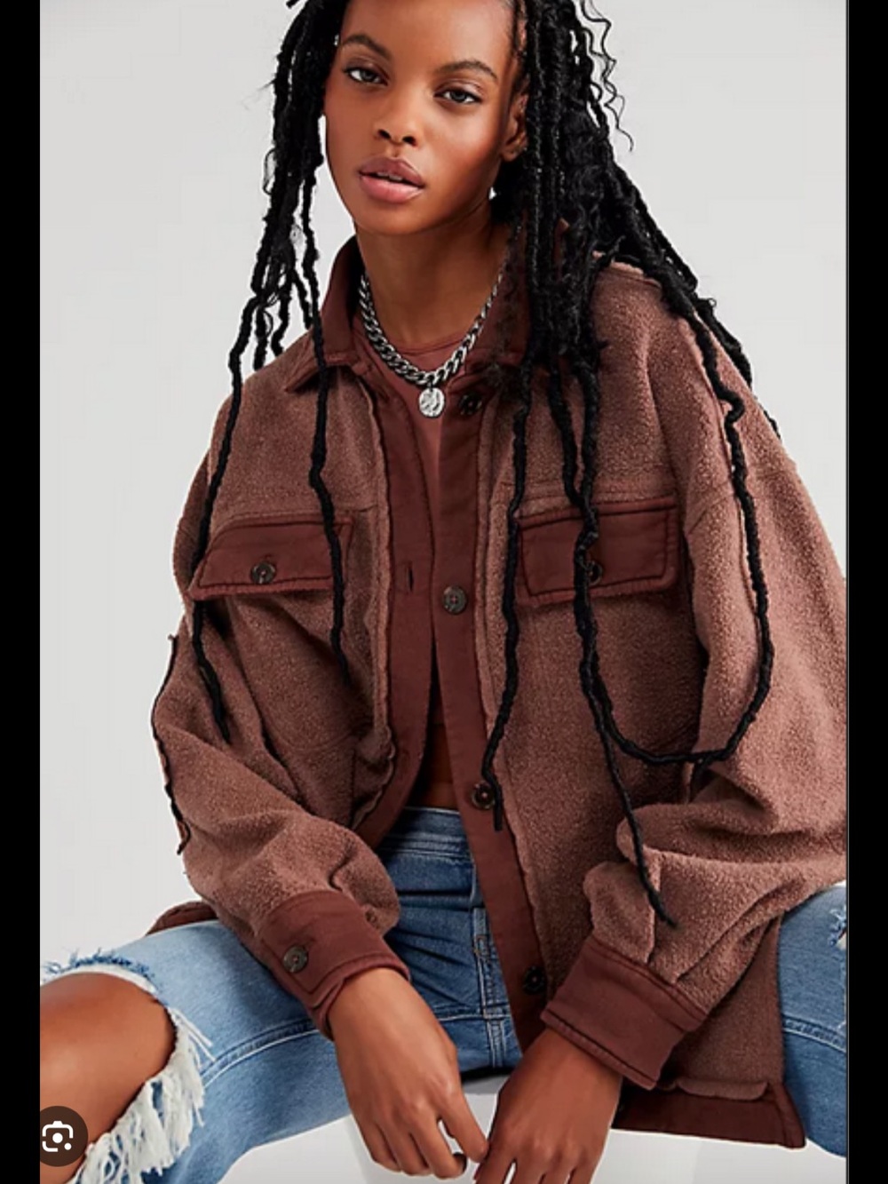Free people ruby jacket in ginger snap